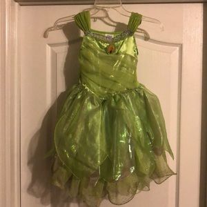 Tinker bell dress up outfit. Size 5/6